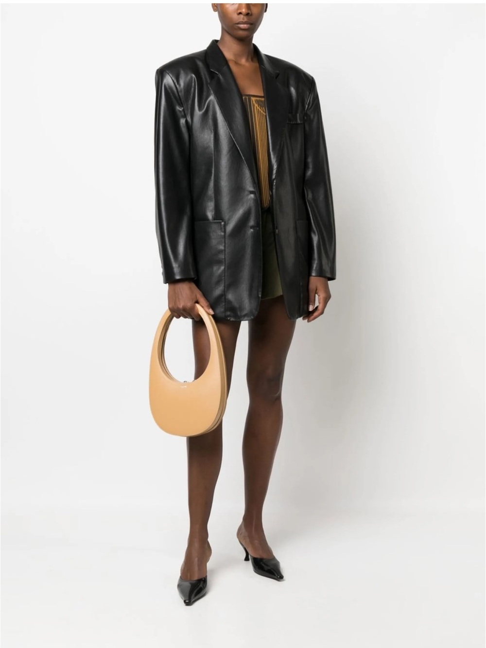 Coperni Mini Swipe Bag Beige